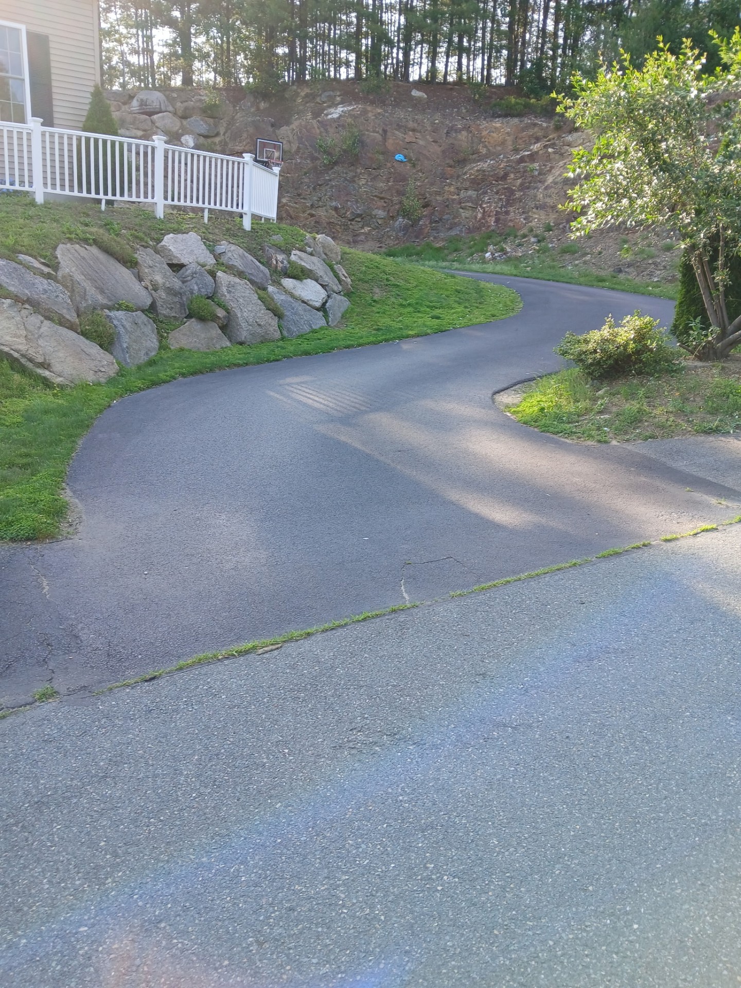 Sloped Driveway