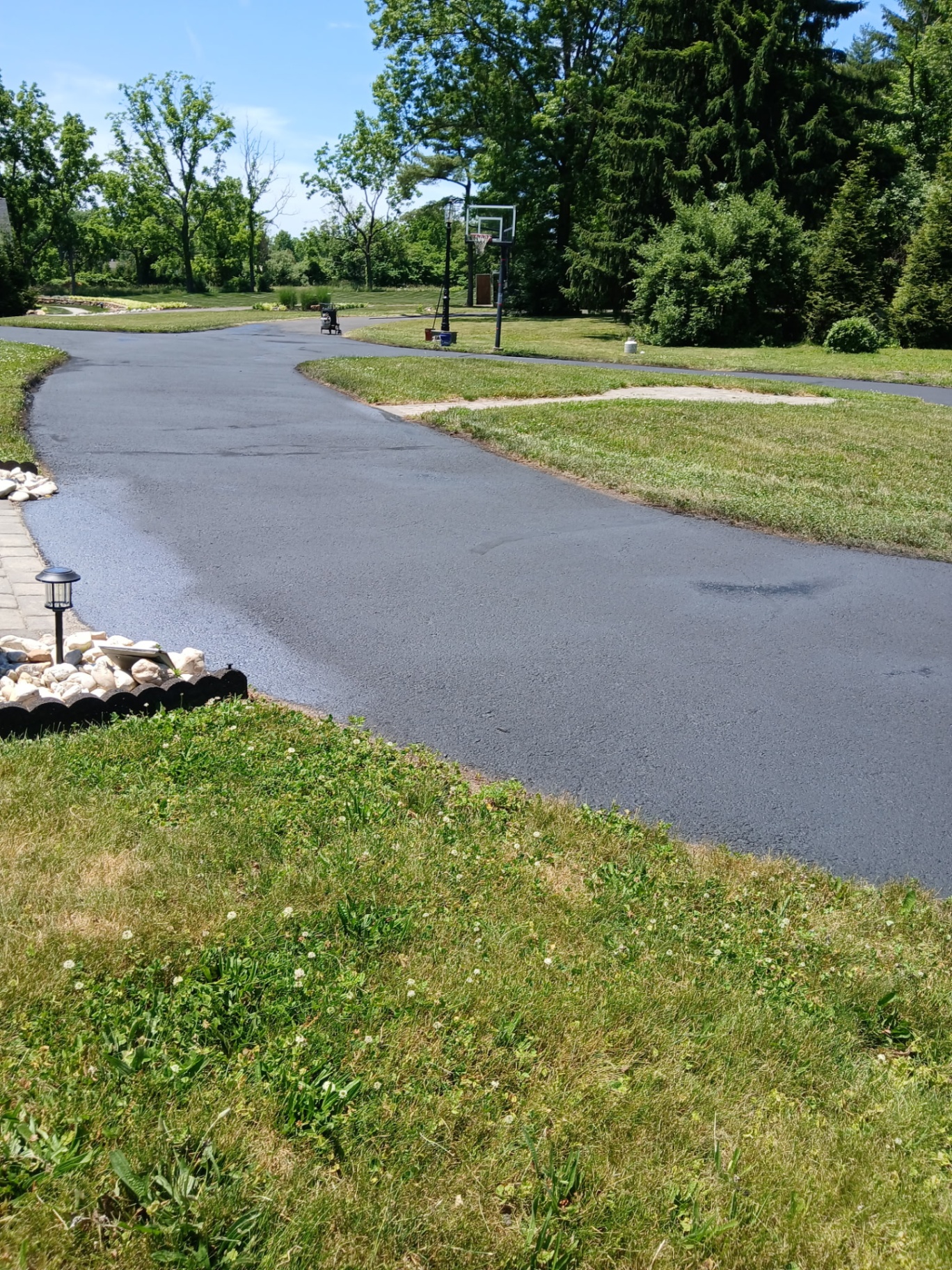 Freshly Sealed Driveway
